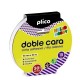 CINTA ADHESIVA DOBLE CARA PLICO 15x50 - Pack de 8 unidades